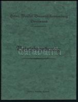 cca 1940 Heinrich Wenter Braurei Kronenburg Dortmund sörfőzde működési szabályzata 23p. / Brewery operating regulations