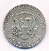 Amerikai Egyesült Államok 1964. 1/2$ Ag "Kennedy" T:AU,XF patina 
USA 1964. 1/2 Dollar Ag...