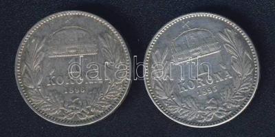 1895-96. 1K Ag (2x) T:2/3