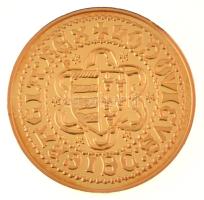 DN "Magyar aranypénzek utánveretben - I. Nagy Lajos aranyforint" aranyozott Ag emlékérem k...