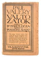 Paul Valéry: Változatok. Ford.: Strém Géza. Gyergyai Albert bevezetésével. Világkönyvtár. Bp., én., Révai. A címlap és a kötés rajzát Zádor István készítette. Kiadói papírkötés, kissé foltos borítóval.