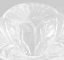 Kristály gyertyatartó, hibátlan 21 cm