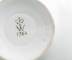 Wilhelmsburg váza. Kézzel festett, jelzett, hibátlan. 15 cm