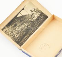 cca 1935 "Sport" szivarkás doboz, benne futóverseny képével, kis kopásnyomokkal, 10,5×6,5×...