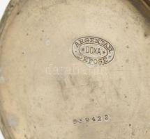 IWC Schaffhausen számlapos fém tokos zsebóra, jelzett számlap, jelzetlen szerkezet, DOXA tok másodpe...