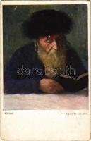 Gebet / Judaica art postcard. B.K.W.I. 776-1. s: Lazar Krestin (ragasztónyom / glue marks)