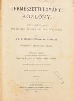 1899-1903 Természettudományi Közlöny. Havi folyóirat. 3 teljes évfolyam: XXI. köt. (1899); XXXIV. kö...