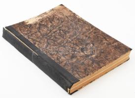 Magyar Cserkész 1929. teljes évfolyama egybekötve, sérült kötésben, sérült, dohos