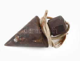 Antik függő súly, vas, h: 8 cm