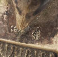 Antik ezüst fogpiszkálótartó sündisznó formájú. Bécs, 1846. 13 latos finomságjellel, mesterjeggyel j...