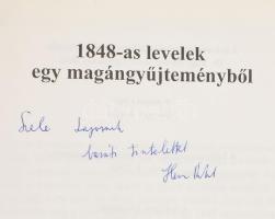 Hermann Róbert: 1848-as levelek egy magángyűjteményből. DEDIKÁLT! Kiállítási katalógus. Bp., 1997, M...