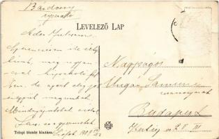 Siófok, kikötő a Sión, csónakok, BAROSS gőzhajó (Rb)