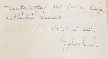 Gábor Iván: Korszerű lőterek technológiai tervezése. DEDIKÁLT! Fót, én., ORFK Fóti Bázis. Kiadói pap...