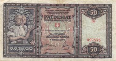 Szlovákia 1939-40. 10K, 20K, 50K, 100K T:III