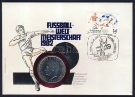 Spanyolország 1980. 100P érmés, bélyeges borítékon, alkalmi bélyegzővel T:BU