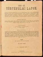 1895 1848-49 Történelmi Lapok. IV. évf. Szerk.: Kuszkó István. Kolozsvár, 1895,"Közművelődés&qu...