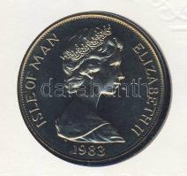 Man-sziget 1983. 1C "Repülés 200. évfordulója" érmés, bélyeges borítékon, német bélyegekke...