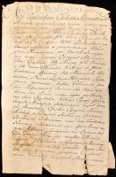 1781 A szepesi egyházmegye káptalanja által kiállított, bizonyos Kubinyi Sándorral (Alexander Kubiny...