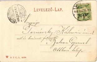 1906 Miskolc, Kossuth szobor (EK)