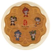 Kína 2008. "XXIX. Olimpia - Peking 2008 / Kabalaállatok" aranyozott, multicolor bronz emlé...