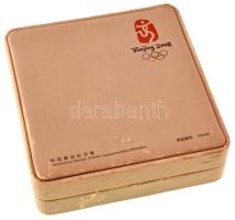 Kína 2008. "XXIX. Olimpia - Peking 2008 / Kabalaállatok" aranyozott, multicolor bronz emlé...