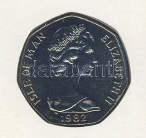 Man-sziget 1982. 50p "Karácsony" érmés, bélyeges borítékon T:BU