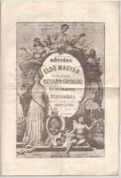 Budapest 1937. &quot;Első Magyar Általános Biztosító Társaság Budapesten&quot; kitöltött életbiztosítási kötvénye bélyegzésekkel T:F,VG kis szakadás