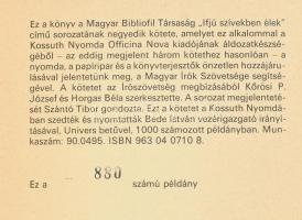 Zudor János: Romániából jöttem. "Ifjú szívekben élek." Szőcs Géza előszavával. A Magyar Bi...