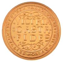 DN "Magyar aranypénzek utánveretben - Bocskai Erzsébet 10 dukát" aranyozott Ag emlékérem k...