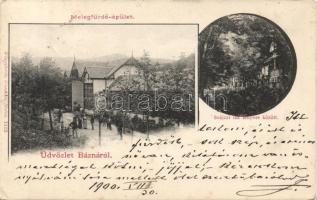 Bázna with warm bath