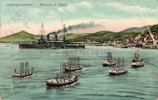 Mooring manouvre in a harbour of Pola (EB)
