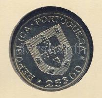 Portugália 1986. 25Esc "Belépés az Európai Közös Piacba" érmés, bélyeges borítékon, alkalm...