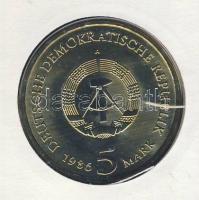 NDK 1986. 5M "Potsdam-Sanssouci" érmés, bélyeges borítékon, alkalmi bélyegzővel T:1