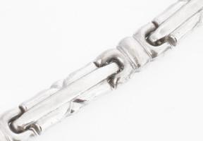 Arany (Au) 14K fehérarany karkötő, jelzett, h: 17 cm, nettó: 5,3 g