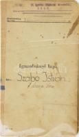 1940 Karpaszományos őrmester igazolványi lapja, M. Kir. 31. Honvéd Kieg. Kirendeltség, Sasd.