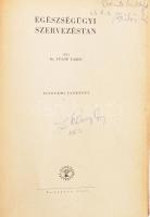 Fülöp Tamás: Egészségügyi szervezéstan. DEDIKÁLT! Bp., 1963, Medicina. Kiadói félvászon-kötés, kopot...