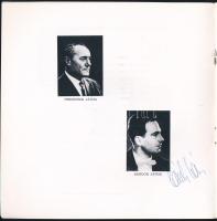 Lehel György, Erdélyi Miklós, Oberfrank Géza, Sándor János, Lukács Ervin, Kórodi András aláírása a M...