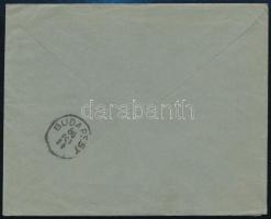 1886 Ajánlott levél 3 x 5kr bérmentesítéssel / Registered cover "BATTONYA" - Budapest