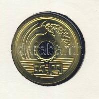 Japán 1990. 5Y "55.5.5" érmés, bélyeges borítékon, alkalmi bélyegzővel T:1