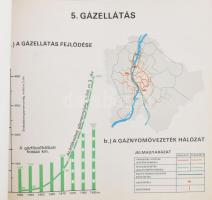1972 Budapest közmű- és mélyépítési terve. Bp., 1972, Fővárosi Tanács VB Közmű- és Mélyépítési Főiga...