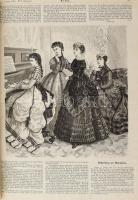 1870-71 Beilage zum Basar, fametszetű illusztrációkkal, korabeli félvászon kötésben, néhány kevés la...