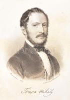 Tompa Mihály versei I-II. köt. Pest, 1858, Heckenast Gusztáv, 1 t.+VIII+231; VIII+248 p. Korabeli dú...