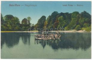 Nagybánya, Baia Mare; Lacul Pintea / Bódi tó, komp / lake, ferry