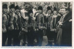 Kassa, Kosice; temetés II. Rákóczi és Prágai szalagokkal / funeral. Foto Ritter, photo (fl)