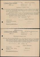 1948-1957 3 db okirat a Kalocsai Érseki Hatóságtól egyiken Angyal Pál aláírásával, melyet Mosonyi Dé...