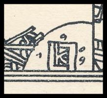 Kozma Lajos (1884-1948): Áldás. Cinkográfia, papír, jelzett a cinkográfián, körbevágott, 19,5×16,5 c...