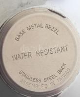 Timex kézi felhúzós férfi karóra, dátum funkcióval, működik, fém szíjjal d: 36 mm