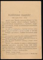 Vitéz Lajos - Nagy Lajos Az orosházi helyi iparkiállítása kalauza. Orosháza, 1899. 55p. + (52) p. re...