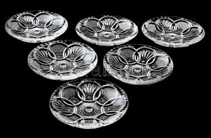 Kristály süteményes készlet 6+ + 1 db eredeti csomagolásban d: 26 cm