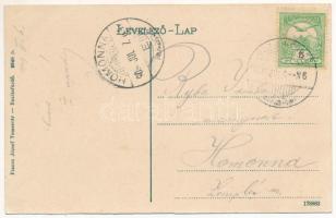 1909 Buziásfürdő, Baile Buzias; Gyógyterem, vendéglő. Francz József kiadása / spa, restaurant (vágot...